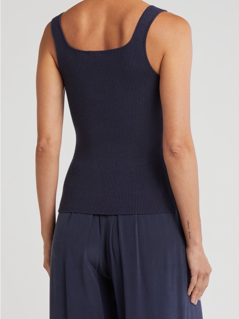 Splendid Ribbed Square Neck Tank Top - Picture 2 of 3